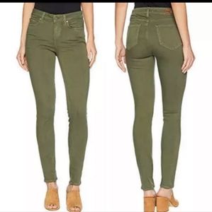 PAIGE camo green Verdugo ankle skinny jeans 27 NEW